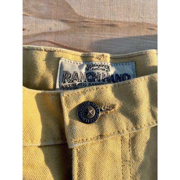 Schaefer Outfitter Ranch Hand Straight Leg Jeans Men's Yellow 38x30 Pre-Owned - Picture 2 of 9